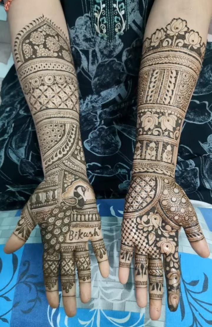 Mehndi Traditional -  work by Radhika Singh in Ranchi